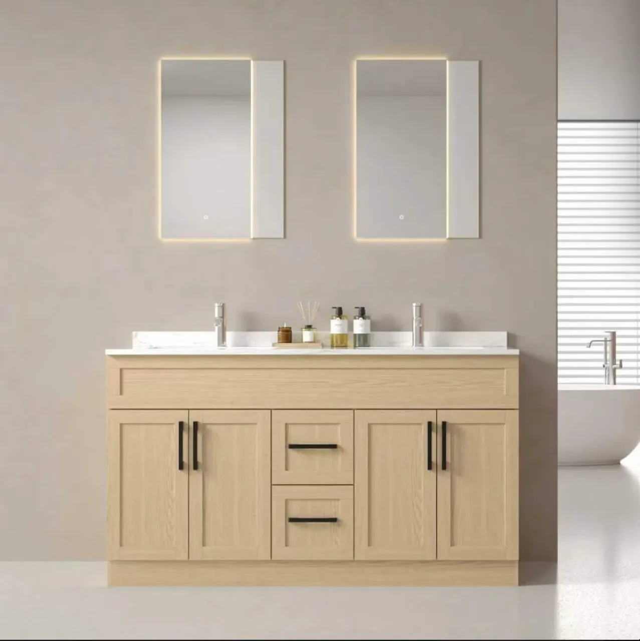 60" MDF Vanity